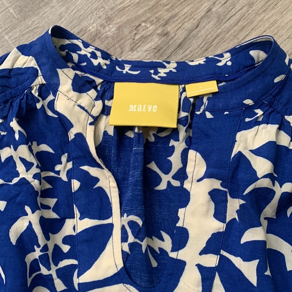 Three Anthropologie summer flowy top XS 0 - Picture 10 of 13